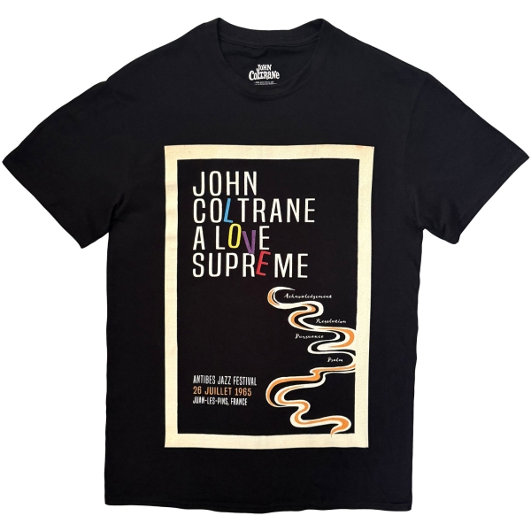 John Coltrane - A Love Supreme Uni Bl T-Shirt ryhmässä MERCH / Vaatteet / T-paidat @ Bengans Skivbutik AB (5685424r)