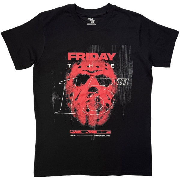 Friday The 13Th - Camp Crystal Lake Uni Bl T-Shirt ryhmässä MERCH / Vaatteet / T-paidat @ Bengans Skivbutik AB (5685434r)