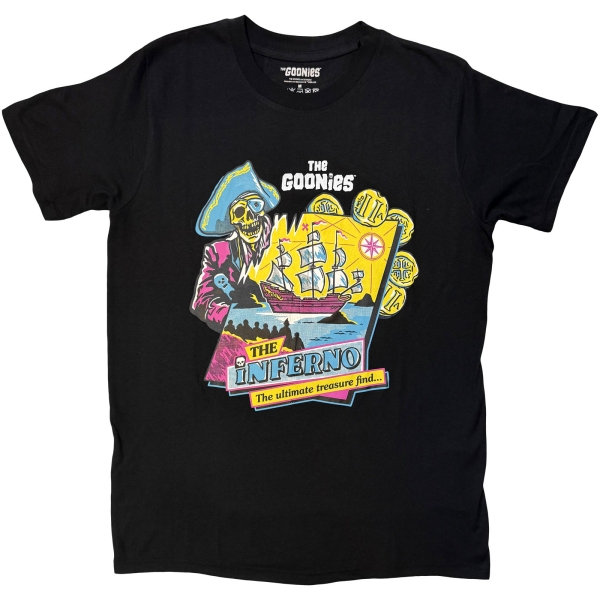 The Goonies - Inferno Uni Bl T-Shirt ryhmässä MERCH / Vaatteet / T-paidat @ Bengans Skivbutik AB (5685441r)