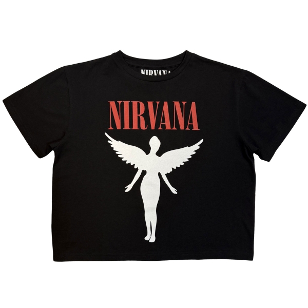 Nirvana - In Utero Lady Bl Crop Top ryhmässä MERCH / Vaatteet / Crop topit @ Bengans Skivbutik AB (5685460r)