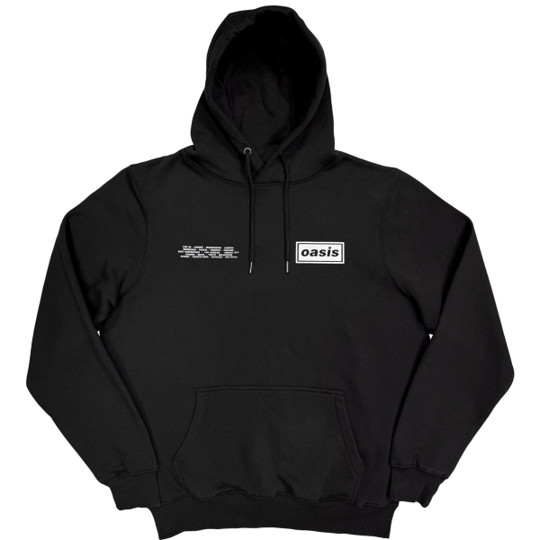 Oasis - Global Cities Logo Uni Bl Hoodie ryhmässä MERCH / Vaatteet / Hupparit @ Bengans Skivbutik AB (5685467r)