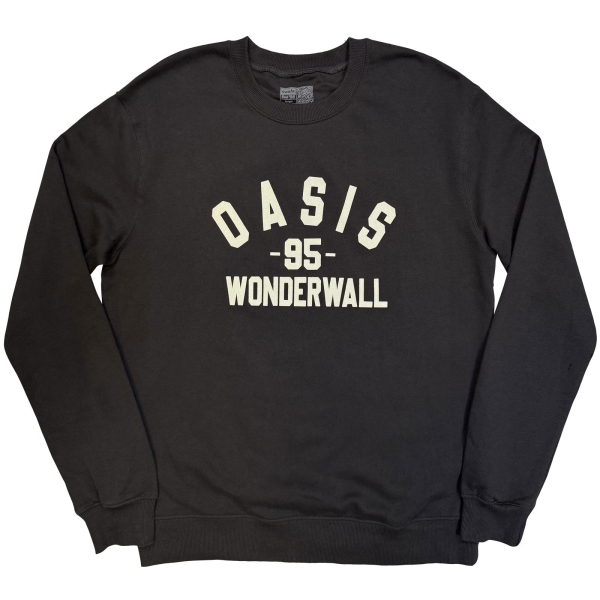 Oasis - Wonderwall Varsity Uni Char Sweatshirt ryhmässä MERCH @ Bengans Skivbutik AB (5685484r)