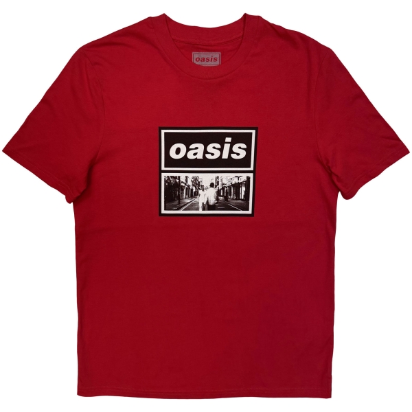 Oasis - What's The Story Clipped Lady Red T-Shirt ryhmässä MERCH / Vaatteet / Lastenvaatteet @ Bengans Skivbutik AB (5685490r)