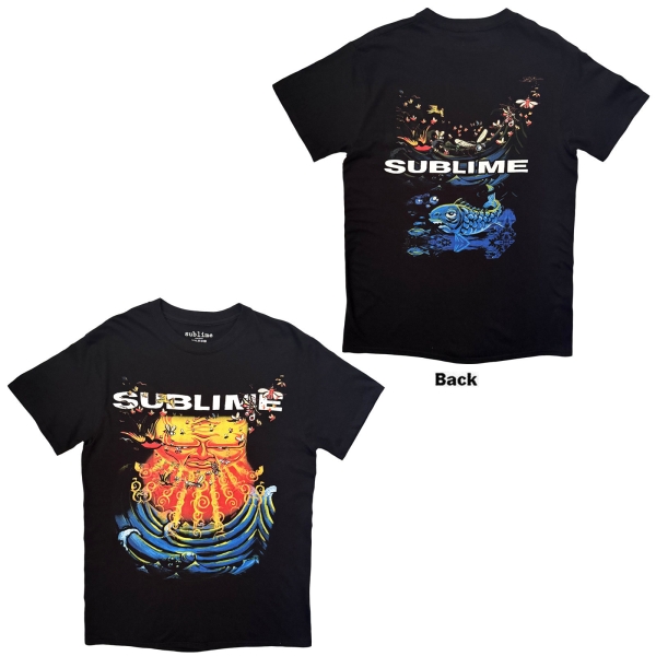 Sublime - Underwater Uni Bl T-Shirt ryhmässä MERCH / Vaatteet / T-paidat @ Bengans Skivbutik AB (5685526r)