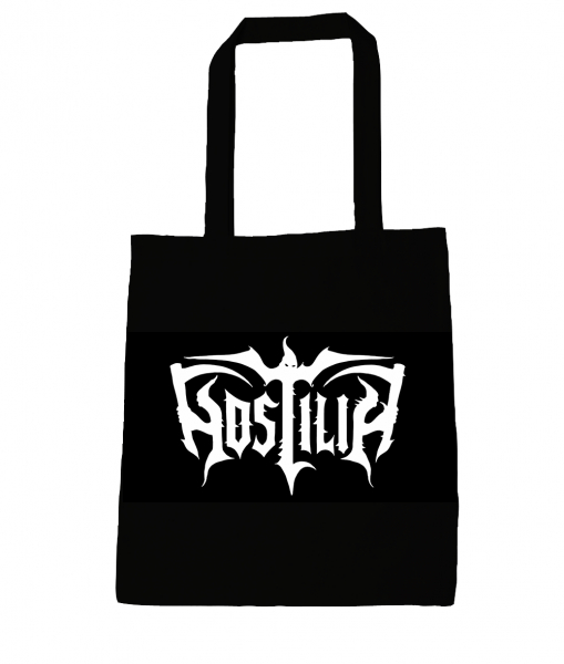 Hostilia - Hostilia Logo Tote Bag ryhmässä MERCHANDISE / Merch / Hårdrock @ Bengans Skivbutik AB (5685548)