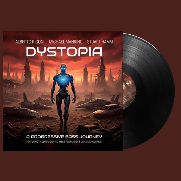 Alberto Rigoni & Michael Manring & Stuart Hamm - Dystopia ryhmässä VINYYLI / Myydyimmät @ Bengans Skivbutik AB (5685631)