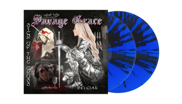 Savage Grace - Sign Of The Cross (2 Lp Blue Splatt ryhmässä VINYYLI / Kommande / Hårdrock @ Bengans Skivbutik AB (5685659)
