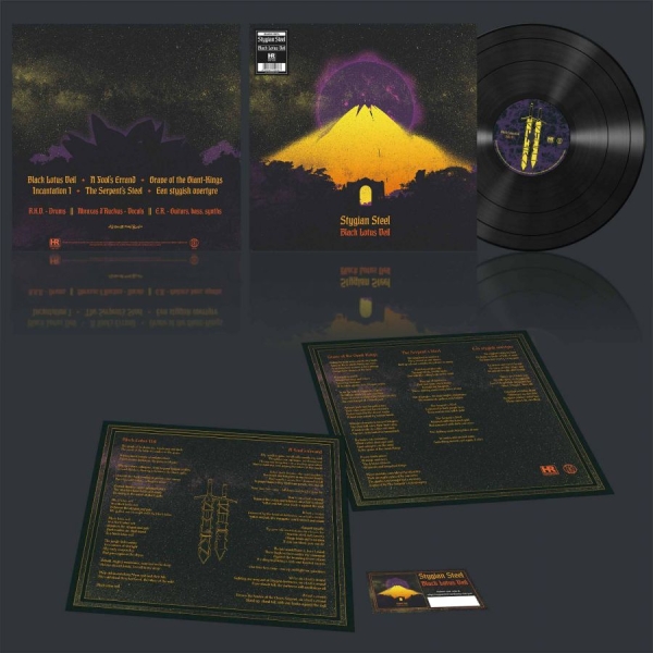 Stygian Steel - Black Lotus Veil (Black Vinyl Lp) ryhmässä VINYYLI / Kommande / Hårdrock @ Bengans Skivbutik AB (5685826)