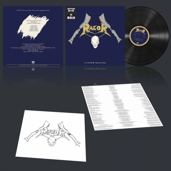 Razor - Custom Killing (Black Vinyl Lp) ryhmässä VINYYLI / Kommande / Hårdrock @ Bengans Skivbutik AB (5685827)
