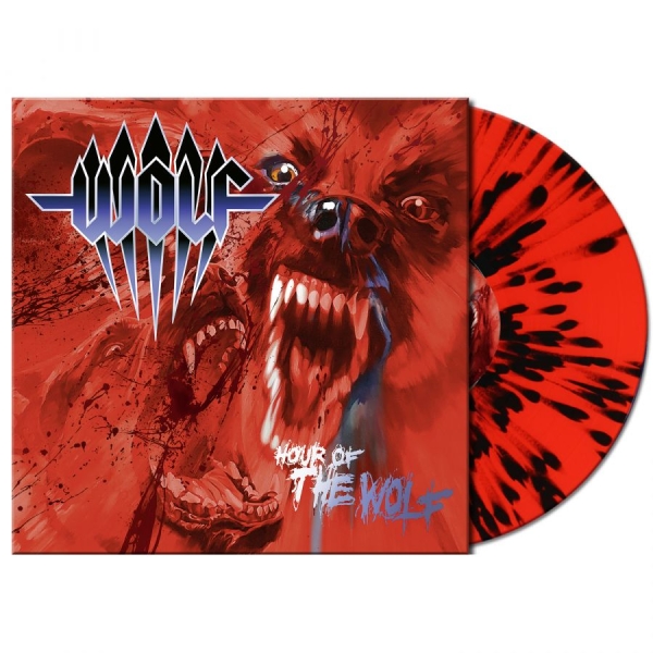 Wolf - Hour Of The Wolf (Red/Black Splatte ryhmässä VINYYLI / Hårdrock @ Bengans Skivbutik AB (5686066)
