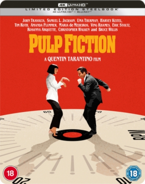 Movie - Pulp Fiction (Limited Edition Steelbook) ryhmässä Elokuva / Film UHD-4K / Drama @ Bengans Skivbutik AB (5686169)