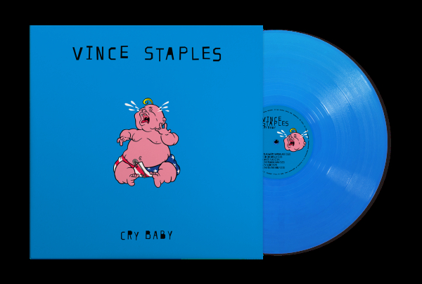 Vince Staples - Cry Baby (X) (Uk Edition) (Baby Blue Vinyl/Alternate Cover) ryhmässä VINYYLI / Kommande / Hip Hop-Rap @ Bengans Skivbutik AB (5686180)