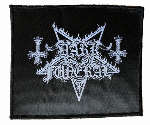 Dark Funeral - Patch Logo (8,2 X 9,9 Cm) ryhmässä MERCHANDISE / Accessoarer / Kommande / Hårdrock @ Bengans Skivbutik AB (5686280)