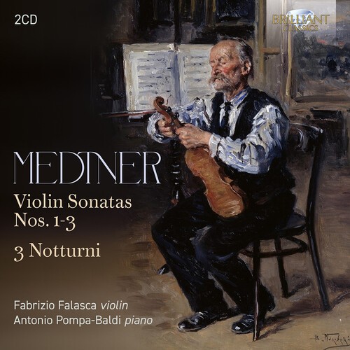 Nikolai Medtner - Violin Sonatas Nos. 1-3, 3 Notturni ryhmässä CD / Klassiskt @ Bengans Skivbutik AB (5686403)