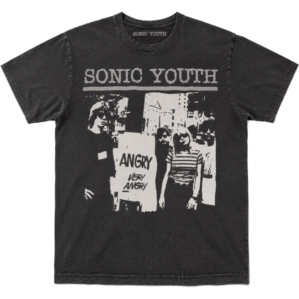 Sonic Youth - Angry Uni Bl T-Shirt ryhmässä MERCHANDISE / T-paita / Kommande / Pop-Rock @ Bengans Skivbutik AB (5686910r)