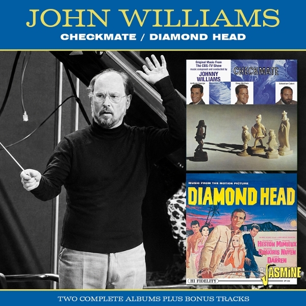 John Williams - Checkmate & Diamond Head - Two Complete Albums Plus Bonus Tracks ryhmässä CD / Kommande / Film-Musikal,Pop-Rock @ Bengans Skivbutik AB (5687000)