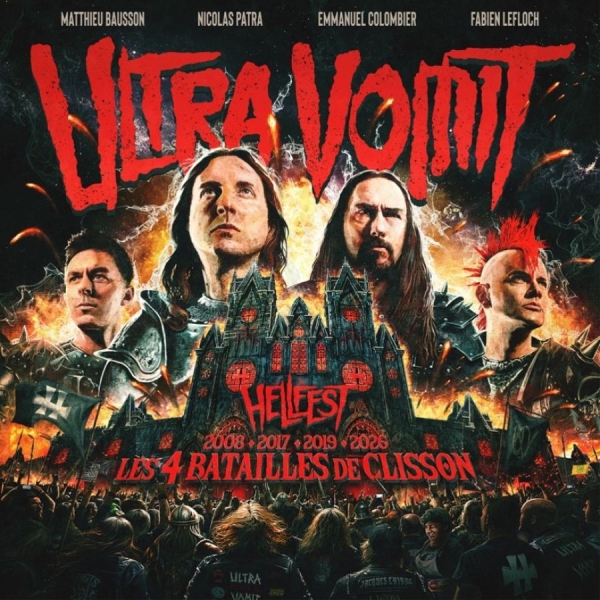 Ultra Vomit - Hellfest: Les Quatre Batailles De C ryhmässä Musiikki / CD+Blu-ray / Kommande / Hårdrock @ Bengans Skivbutik AB (5687419)