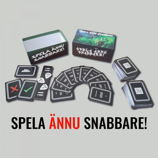 Spela Snabbare - Spela Ännu Snabbare! ryhmässä MERCH @ Bengans Skivbutik AB (5689861)