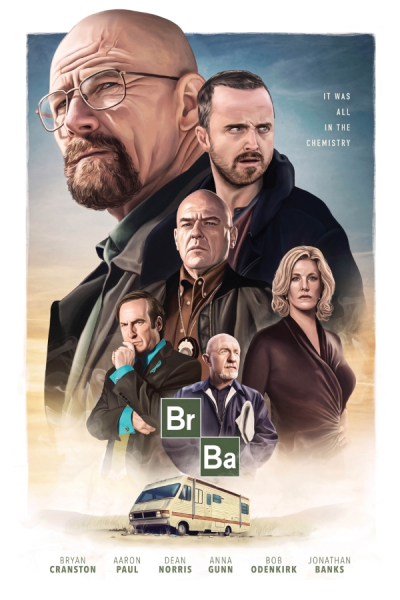 Movie Poster - Breaking Bad - It Was All In The Chemistry 91,5 x 61 cm ryhmässä MERCHANDISE / Poster / TV-sarja @ Bengans Skivbutik AB (5690282)
