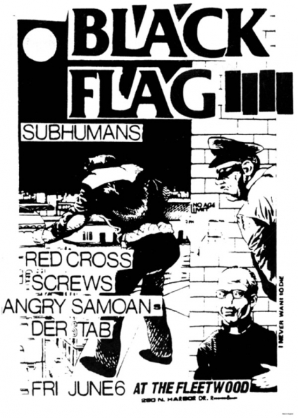 Black Flag - SubHumans 91,5 x 61 cm ryhmässä MERCHANDISE / Poster / Punk @ Bengans Skivbutik AB (5690289)