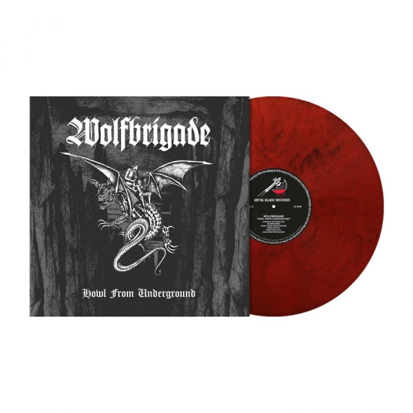 Wolfbrigade - Howl From Underground (Red/Black Ma ryhmässä VINYYLI / Kommande / Hårdrock @ Bengans Skivbutik AB (5690344)