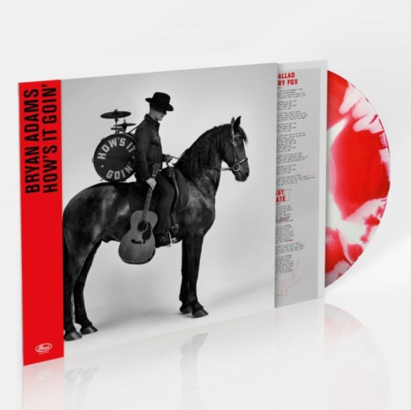 Adams Bryan - How's It Goin' (Red/White Sunburst ryhmässä VINYYLI / Pop-Rock @ Bengans Skivbutik AB (5690395)