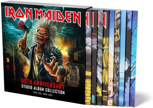 Iron Maiden - 50Th Anniversary Studio Album Collection Pt 1: 1980-1992 ryhmässä VINYYLI / Kommande / Hårdrock @ Bengans Skivbutik AB (5690821)