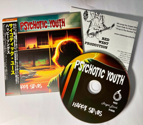 Psychotic Youth - Happy Songs (Slipcase CD / Japan Edition w. OBI) ryhmässä ME SUOSITTELEMME / Bengans Distribution @ Bengans Skivbutik AB (5690848)