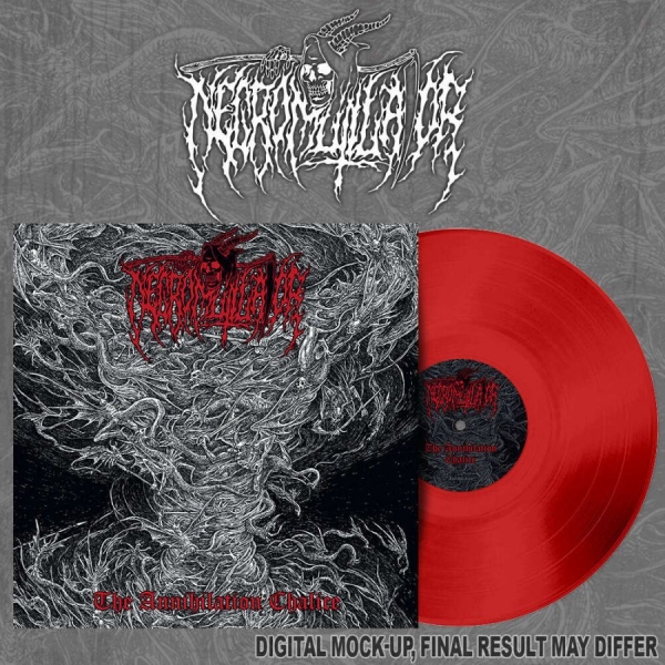 Necromutilator - Annihilation Chalice The (Red Vinyl ryhmässä VINYYLI / Kommande / Hårdrock @ Bengans Skivbutik AB (5691327)