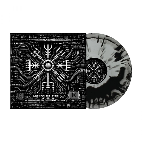Master Boot Record - Computer Metal (Grey/Black Vinyl Lp ryhmässä VINYYLI / Kommande / Pop-Rock @ Bengans Skivbutik AB (5691336)