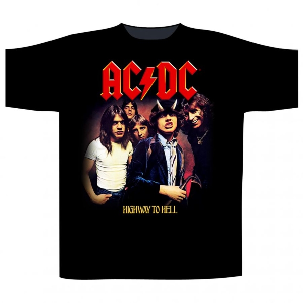 Ac/Dc - T/S Higway To Hell (Xl) ryhmässä MERCHANDISE / T-paita / Kommande / Hårdrock @ Bengans Skivbutik AB (5691373)