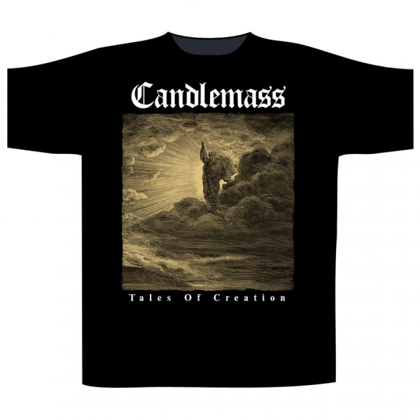 Candlemass - T/S Tales Of Creation (Xl) ryhmässä MERCHANDISE / T-paita / Kommande / Hårdrock @ Bengans Skivbutik AB (5691388)