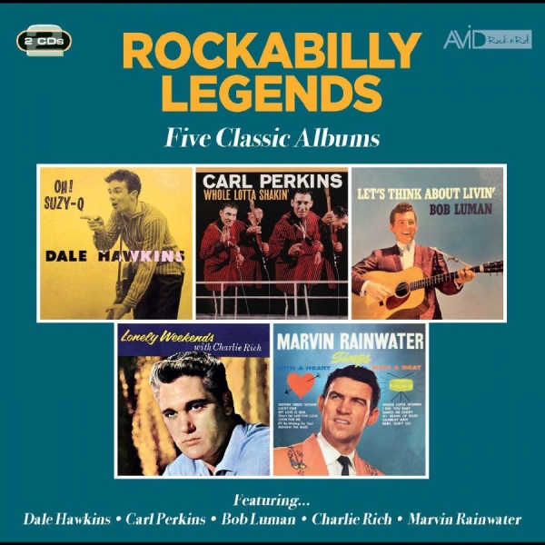 Hawkins / Perkins / Luman / Rich / - Rockabilly Legends - Five Classic A ryhmässä CD / Kommande / Pop-Rock @ Bengans Skivbutik AB (5691589)