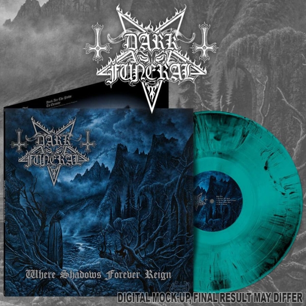 Dark Funeral - Where Shadows Forever Reign (Blue/B ryhmässä VINYYLI / Kommande / Hårdrock @ Bengans Skivbutik AB (5691609)