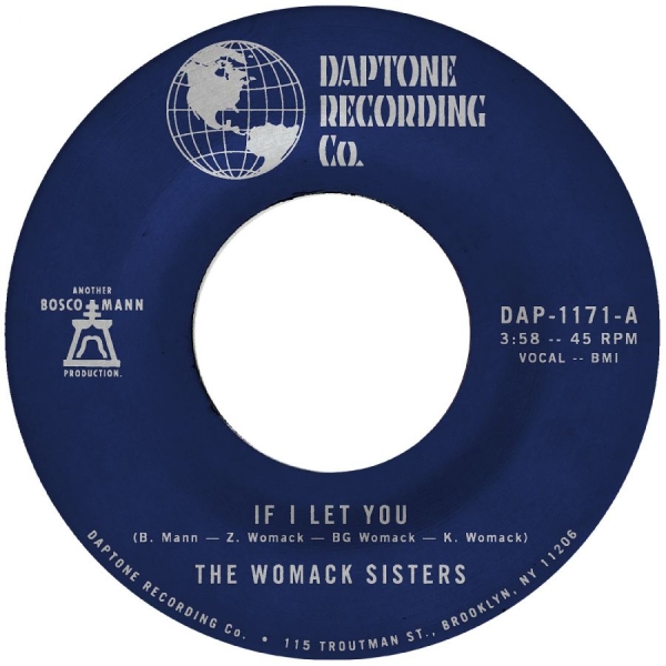 Womack Sisters The - If I Let You B/W If I Let You (Inst ryhmässä VINYYLI / Kommande / Pop-Rock @ Bengans Skivbutik AB (5691684)