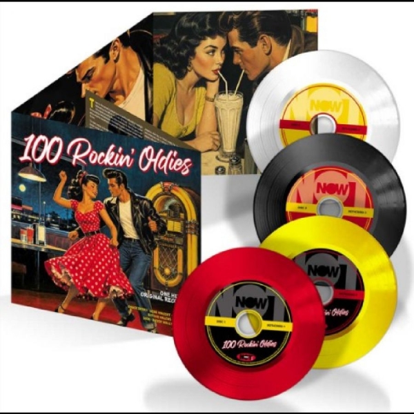 Various Artists - 100 Rockin' Oldies ryhmässä CD / Kommande / Pop-Rock @ Bengans Skivbutik AB (5691854)