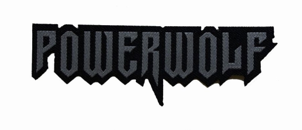 Powerwolf - Patch Logo Cut Out (3,3 Cm X 10 Cm) ryhmässä MERCHANDISE / Accessoarer / Kommande / Hårdrock @ Bengans Skivbutik AB (5691957)