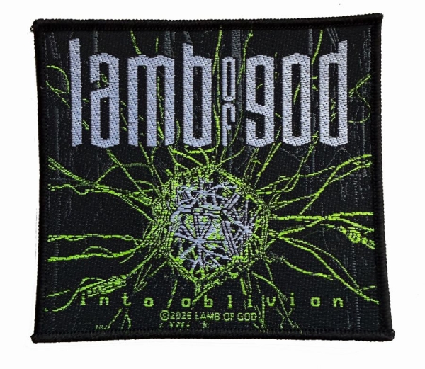 Lamb Of God - Patch Into Oblivion (9,5 Cm X 10,3 ryhmässä MERCHANDISE / Accessoarer / Kommande / Hårdrock @ Bengans Skivbutik AB (5691967)
