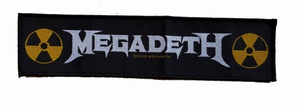 Megadeth - Patch Logo (4,8 Cm X 19,9 Cm) ryhmässä MERCHANDISE / Accessoarer / Kommande / Hårdrock @ Bengans Skivbutik AB (5691973)