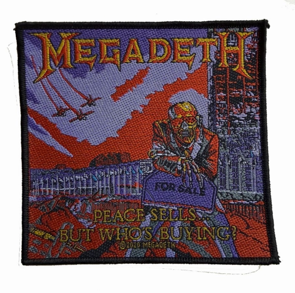 Megadeth - Patch Peace Sells...But Who's (9,8 ryhmässä MERCHANDISE / Accessoarer / Kommande / Hårdrock @ Bengans Skivbutik AB (5691974)