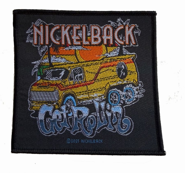 Nickelback - Patch Get Rollin' (9,6 Cm X 9,9) ryhmässä MERCHANDISE / Accessoarer / Kommande / Hårdrock @ Bengans Skivbutik AB (5691979)
