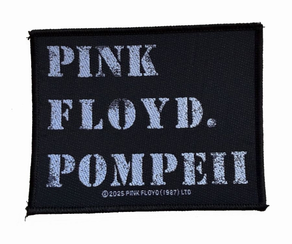 Pink Floyd - Patch Stencil Logo (7,9 Cm X 10 Cm) ryhmässä MERCHANDISE / Accessoarer / Kommande / Pop-Rock @ Bengans Skivbutik AB (5691980)