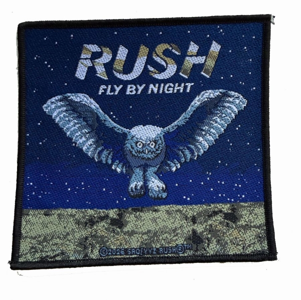 Rush - Patch Fly By Night (9,5 Cm X 10,1 C ryhmässä MERCHANDISE / Accessoarer / Kommande / Hårdrock @ Bengans Skivbutik AB (5691981)