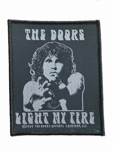 Doors The - Patch Light My Fire (10 Cm X 8,2 Cm ryhmässä MERCHANDISE / Accessoarer / Kommande / Pop-Rock @ Bengans Skivbutik AB (5691984)