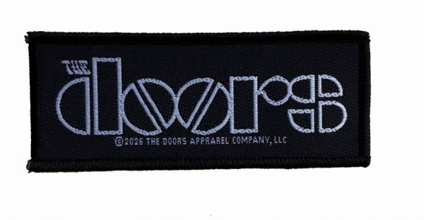 Doors The - Patch Logo (4 Cm X 10,1 Cm) ryhmässä MERCHANDISE / Accessoarer / Kommande / Pop-Rock @ Bengans Skivbutik AB (5691985)