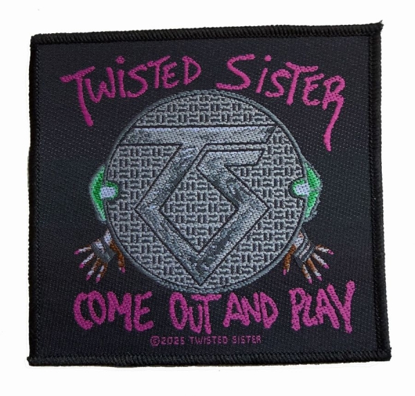Twisted Sister - Patch Come Out And Play (9,5 Cm X 1 ryhmässä MERCHANDISE / Accessoarer / Kommande / Hårdrock @ Bengans Skivbutik AB (5691987)