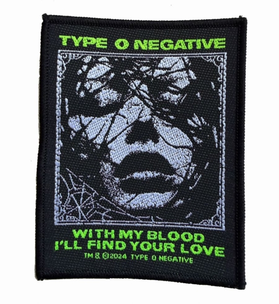Type O Negative - Patch With My Blood I'll Find Your ryhmässä MERCHANDISE / Accessoarer / Kommande / Hårdrock @ Bengans Skivbutik AB (5691991)