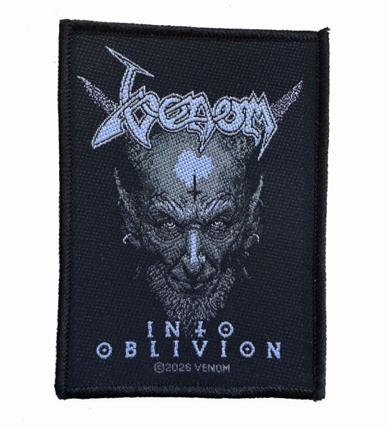 Venom - Patch Into Oblivion (10 Cm X 7,2) ryhmässä MERCHANDISE / Accessoarer / Kommande / Hårdrock @ Bengans Skivbutik AB (5691992)
