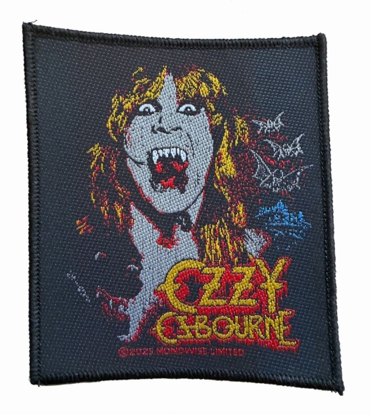 Ozzy Osbourne - Patch Fangs (10 Cm X 8,7) ryhmässä MERCHANDISE / Accessoarer / Kommande / Hårdrock @ Bengans Skivbutik AB (5691994)