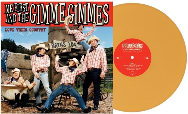 Me First And The Gimme Gimmes - Love Their Country (Mustard Vinyl L ryhmässä VINYYLI / Kommande / Pop-Rock @ Bengans Skivbutik AB (5692055)